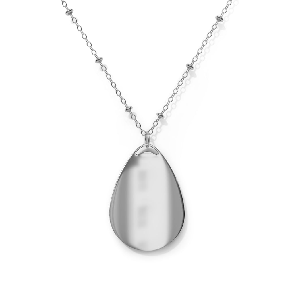 Oval Necklace — 'I'm Not Arguing, I'm Field-Testing Your Idea' Silver Pendant Necklace