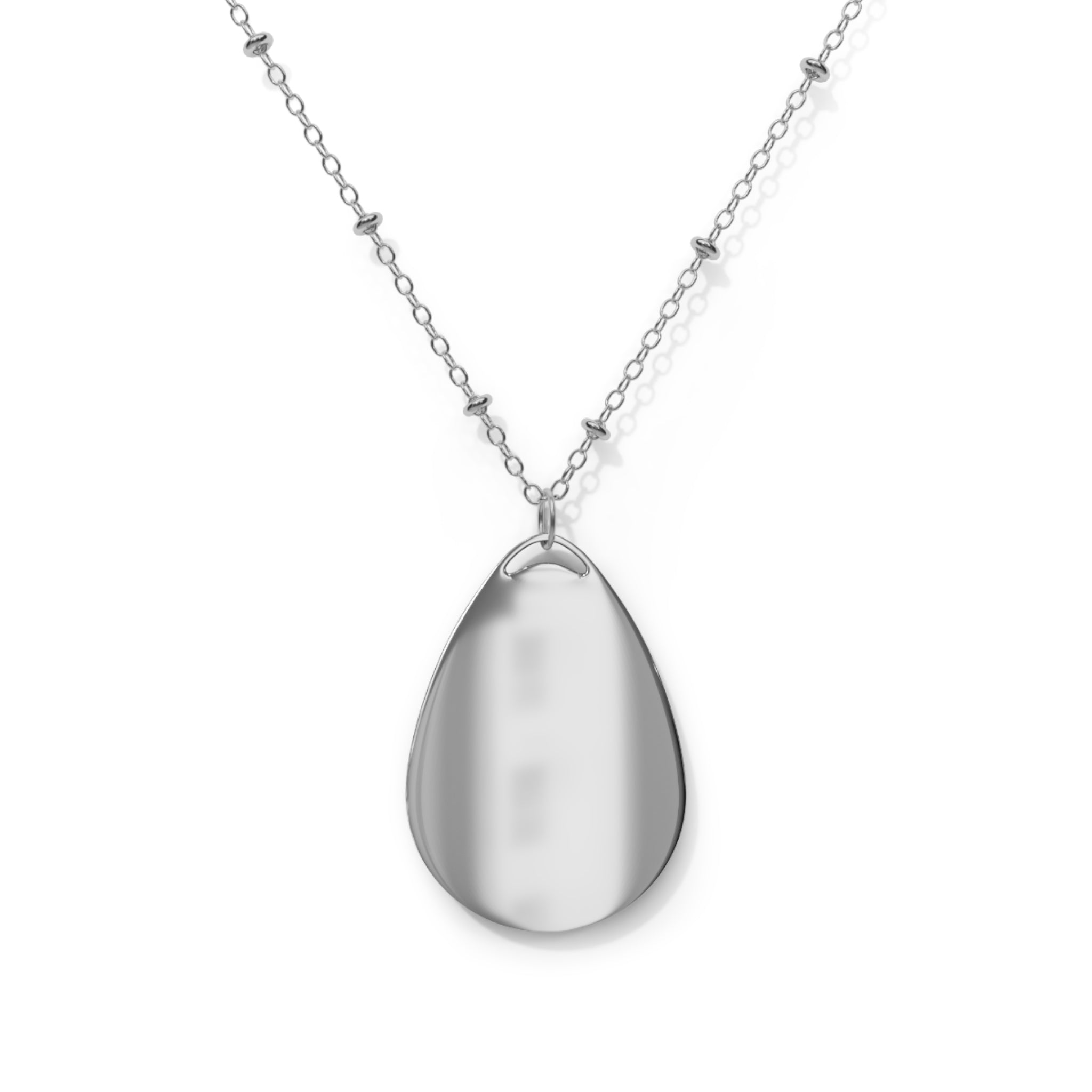 Oval Necklace — 'I'm Not Arguing, I'm Field-Testing Your Idea' Silver Pendant Necklace