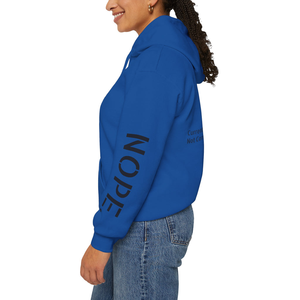 Emotionally Unavailable Hoodie — "Currently Accepting Coffee, Not Conversations" Graphic Hoodie