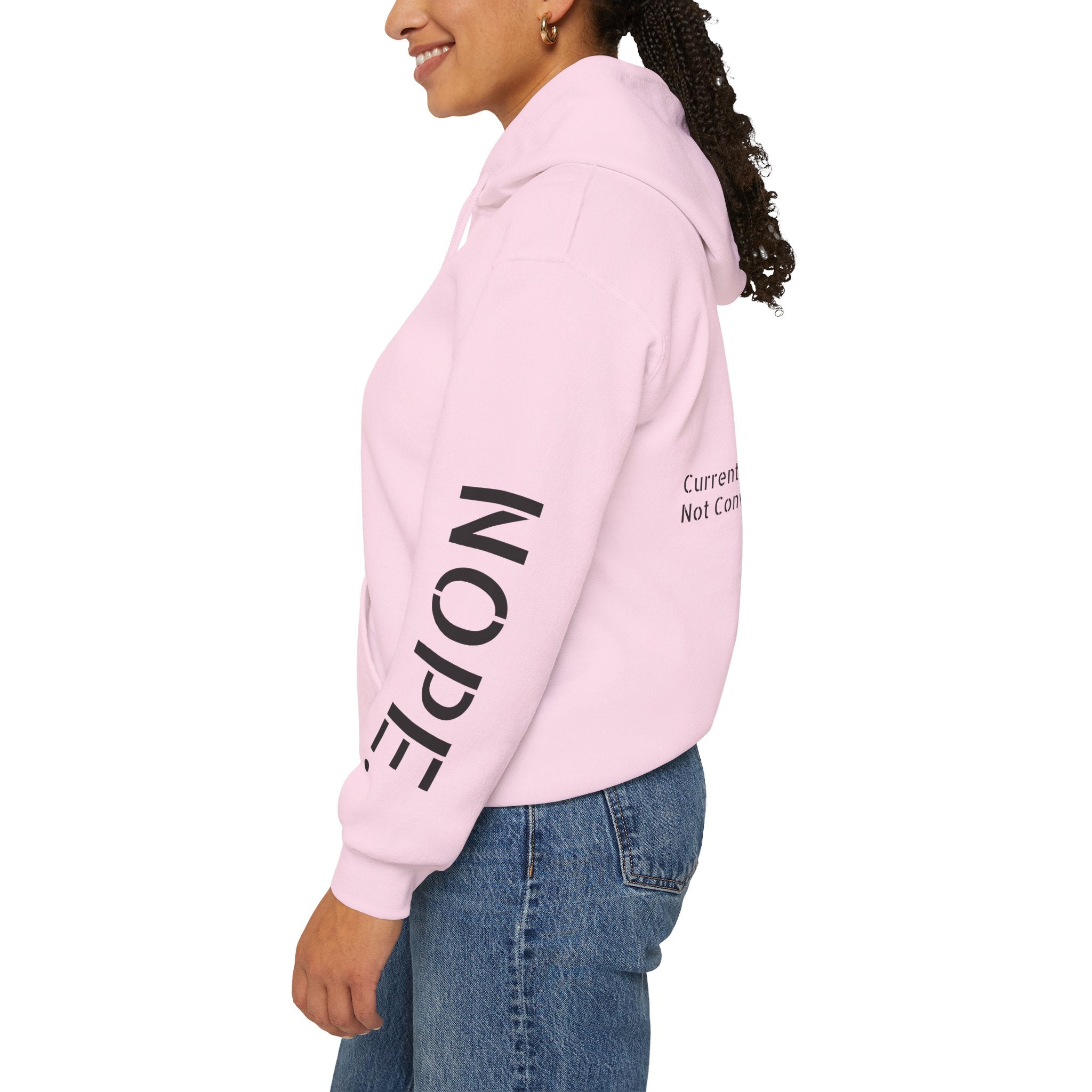 Emotionally Unavailable Hoodie — "Currently Accepting Coffee, Not Conversations" Graphic Hoodie