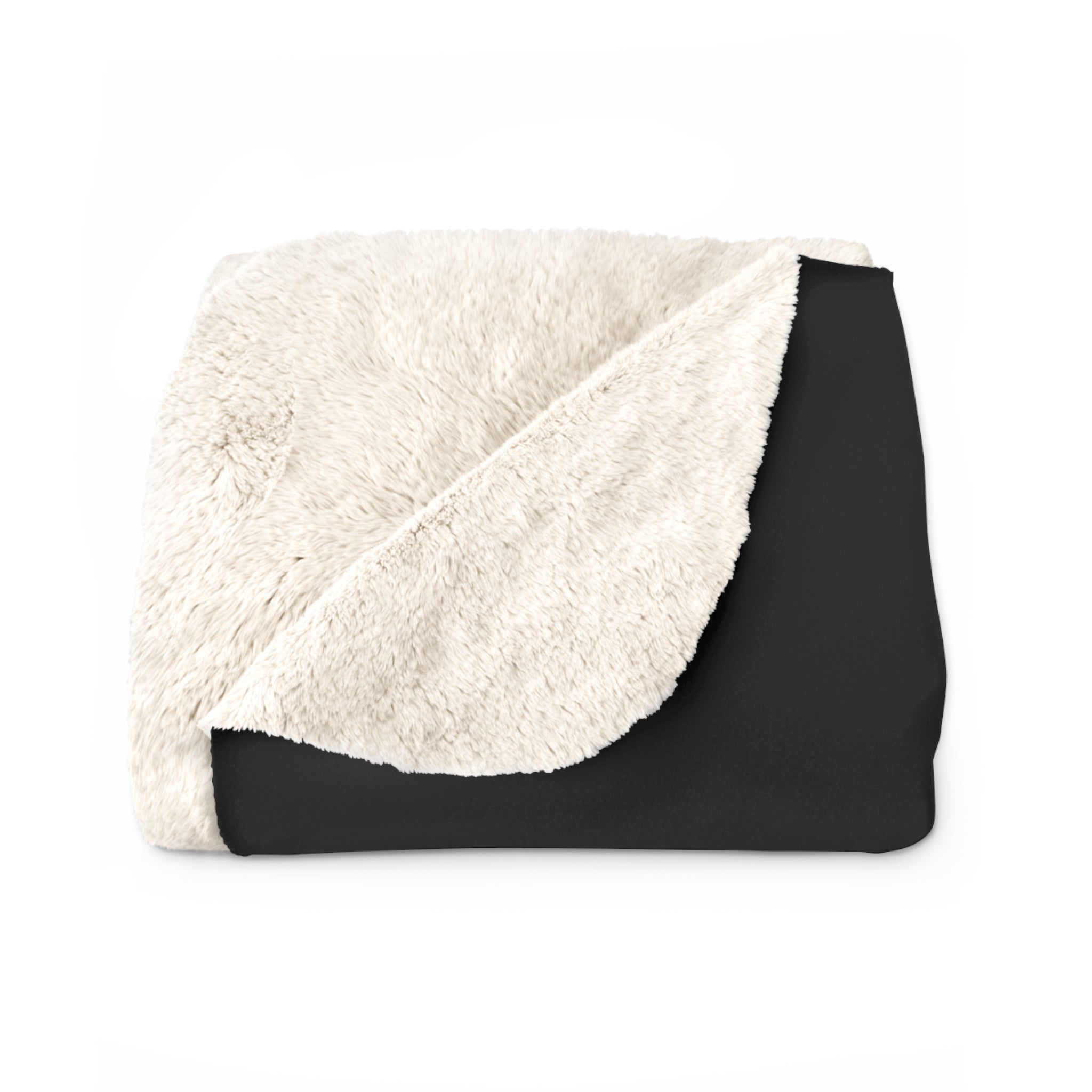 Sherpa Fleece Blanket — "Unsupervised Menace" Skeleton Lounge Throw (Cozy Gothic Gift)