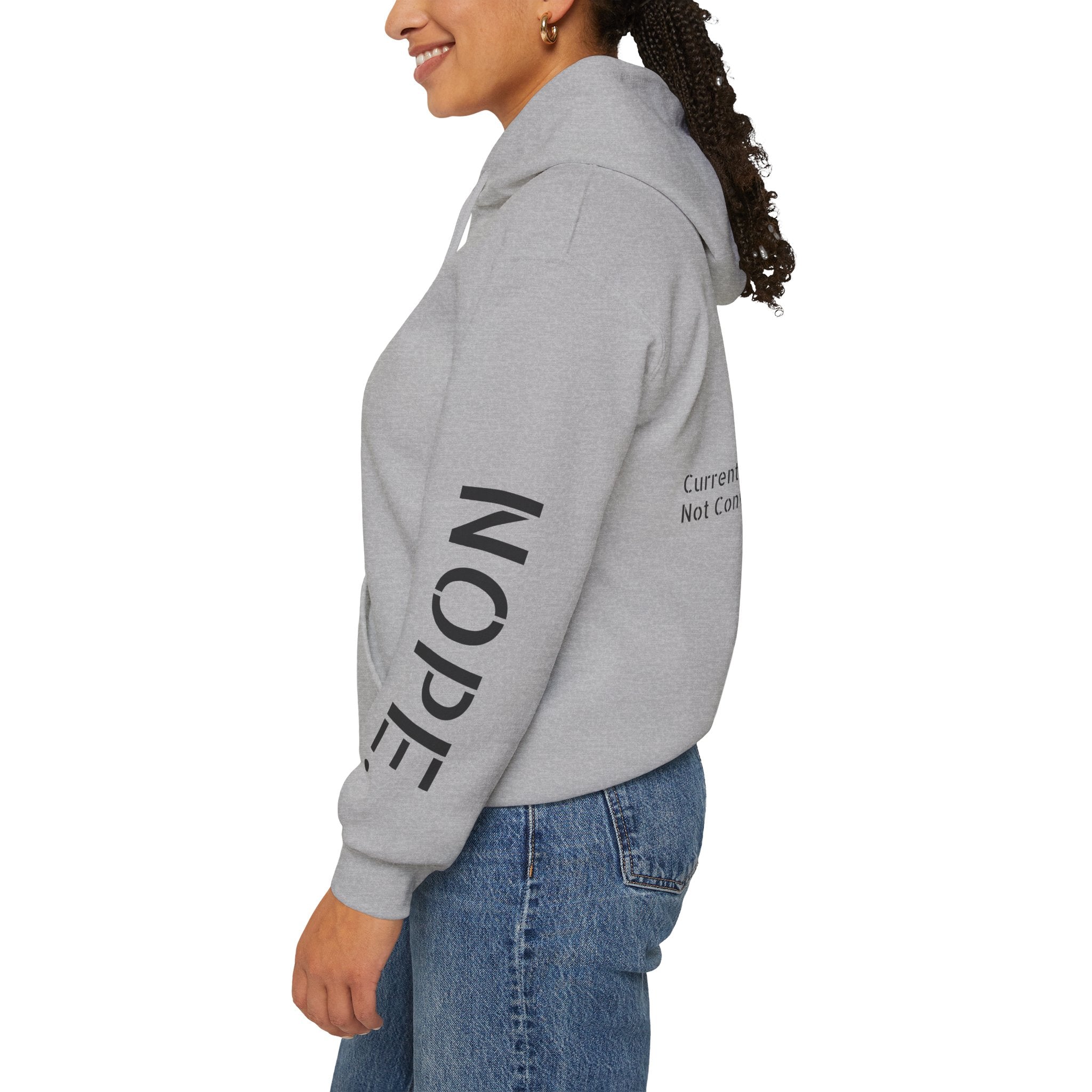 Emotionally Unavailable Hoodie — "Currently Accepting Coffee, Not Conversations" Graphic Hoodie