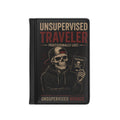 Unsupervised Traveler Passport Cover – Skull with Passport Travel Wallet