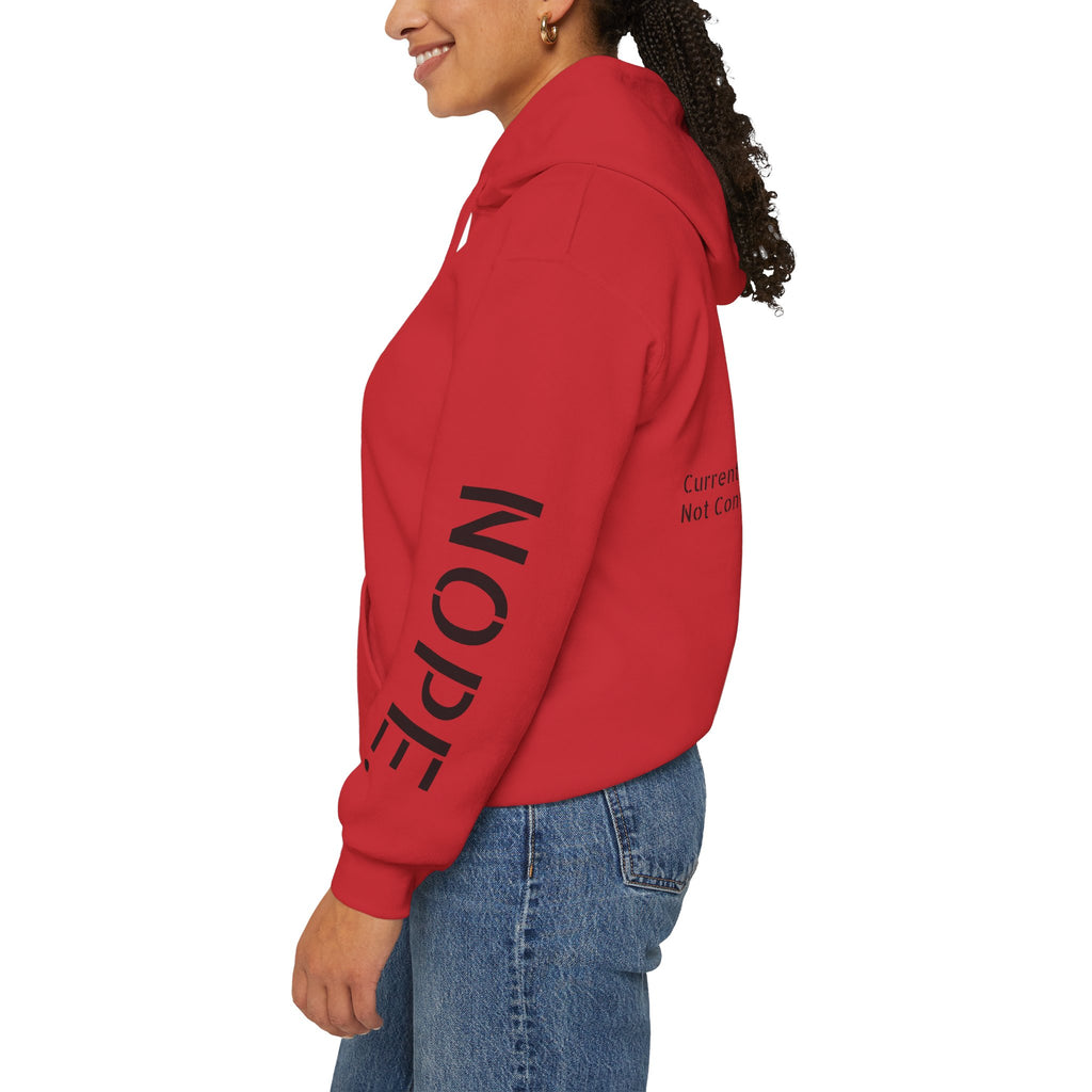 Emotionally Unavailable Hoodie — "Currently Accepting Coffee, Not Conversations" Graphic Hoodie